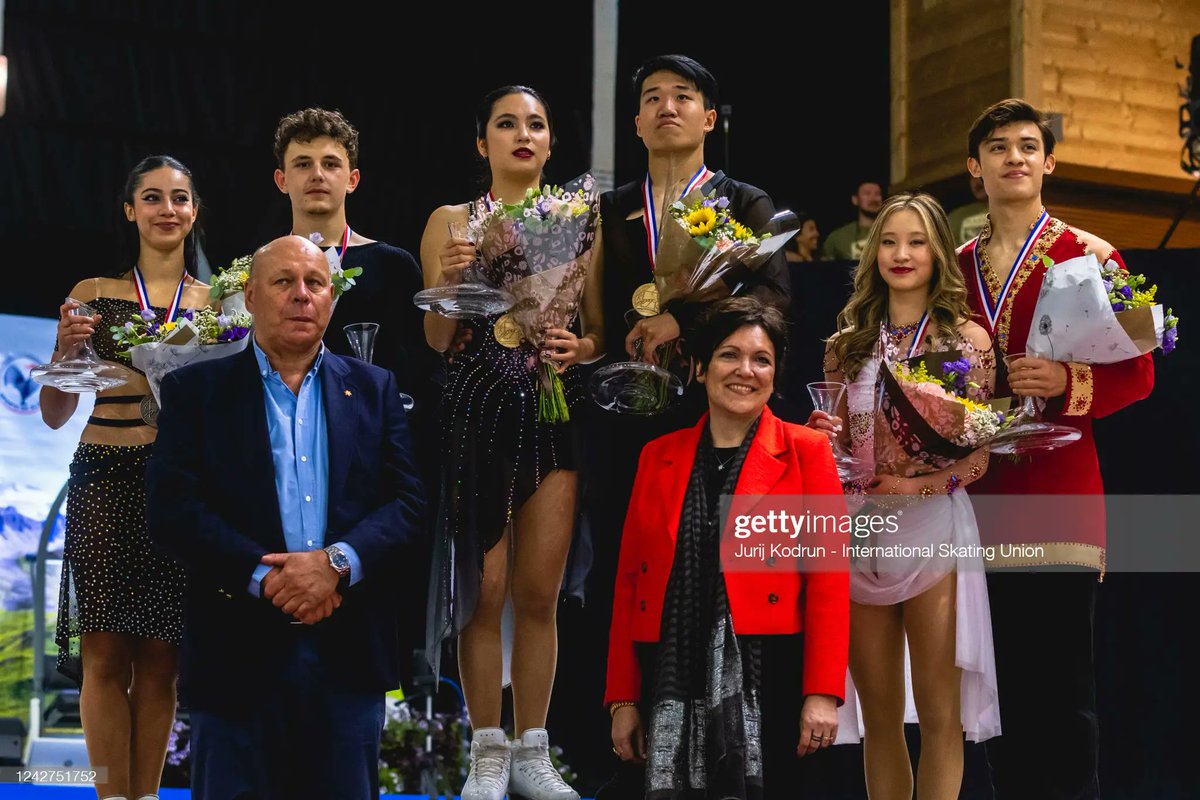 eunju975's tweet photo. #JGPFigure 1th
#FRA 🇫🇷 #Courchevel
JGP Courchevel 2022
08/27
#IceDance
🥇
#임해나 #HannahLim #YeQuan 🇰🇷
🥈
#CelinaFRADJI
#JeanHansFOURNEAUX 🇫🇷
🥉
#VanessaPHAM #JonathanROGERS 🇺🇲 https://t.co/yC8idcuYSX