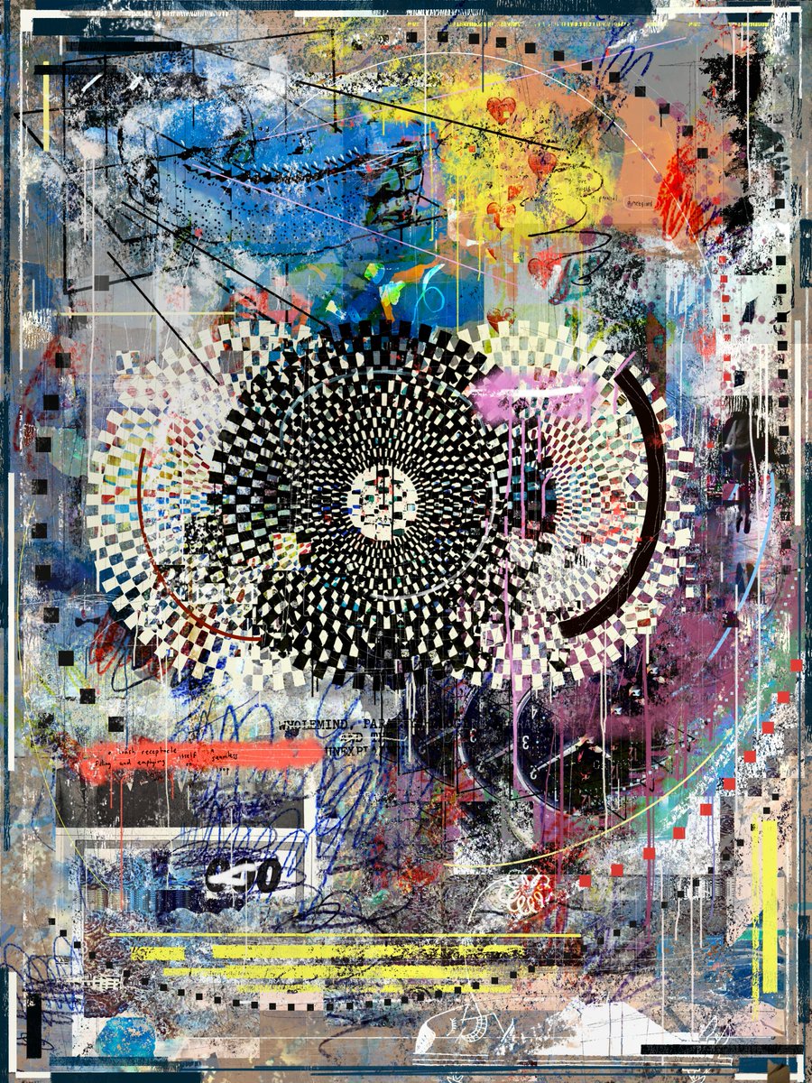 analog x digital hybrid | painting + collage 

My Love Exists In Parallel Dimensions (008) by <a href="/adhd143/">Space Case 😵‍💫</a> 

In the AD_AD Vault 🫡💙