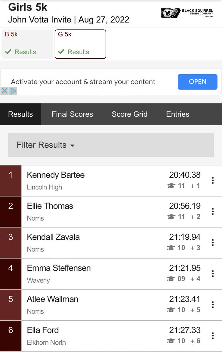 first career xc win to open up my senior season, it’s gonna be a great year!!