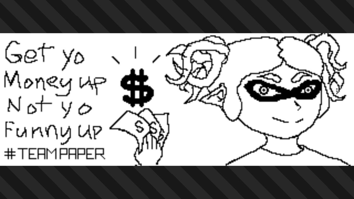 DuckBoiiEnt's tweet photo. You HURRD!! #Splatoon3 #Splatfest #NintendoSwitch #NintendoSwitchOLED #TeamPaper https://t.co/4MvThnneza