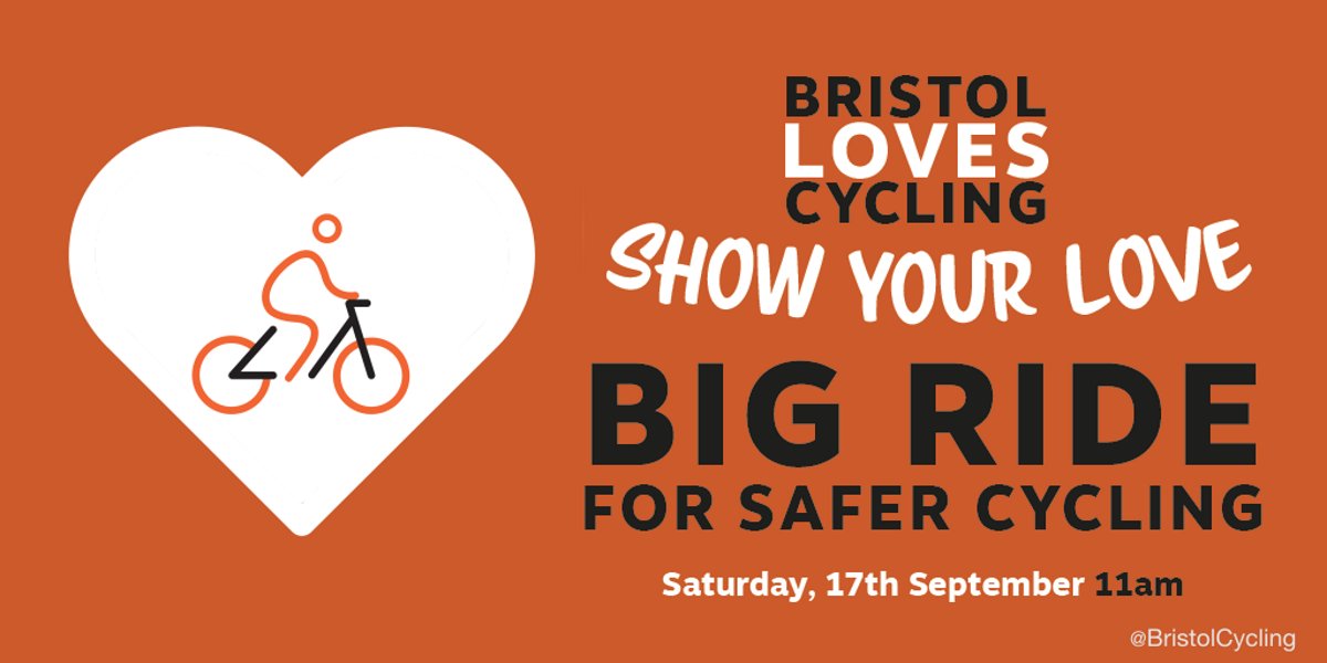 BristolCycling's tweet photo. 🗓️ Save the date - Saturday 17th September
📢 Spread the word! https://t.co/iQR1kDRdOM