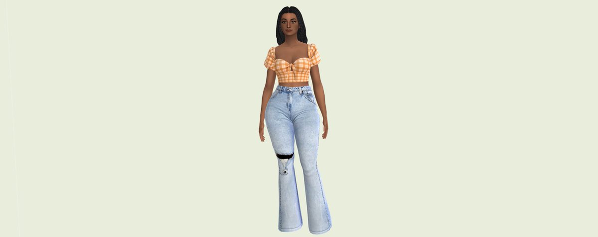 tehqueendia's tweet photo. meet Yvonne Butcher! after living a drama-filled adolescence, all they want is to live a quiet and peaceful life away from all the utter nonsense. 

will they be able to live their best life or will their past drag them back?
#ShowUsYourSims #Sims4Cc #Sims4 https://t.co/g36exXowI8