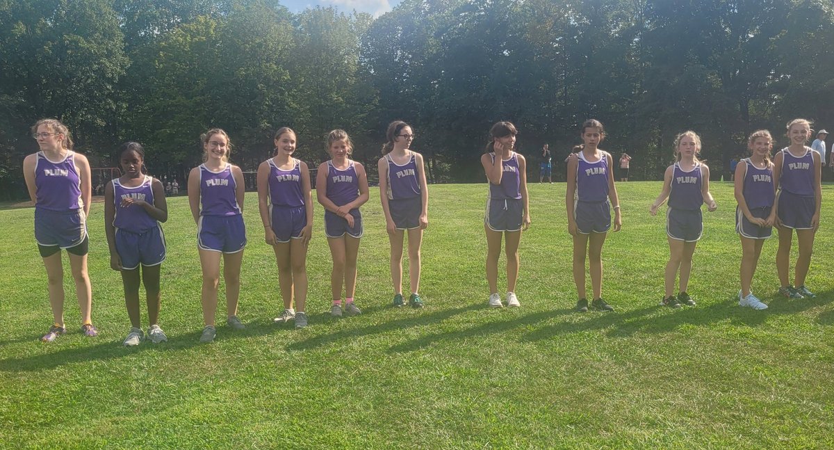 MsMendenhall1's tweet photo. Great job to the Plum Middle School Cross Country Team at Wednesday's 3K Race at White Oak Park. Congratulations to Brady Sciullo for placing 2nd and Maura Smith for placing 3rd at the race. https://t.co/NV9J9XcJUt