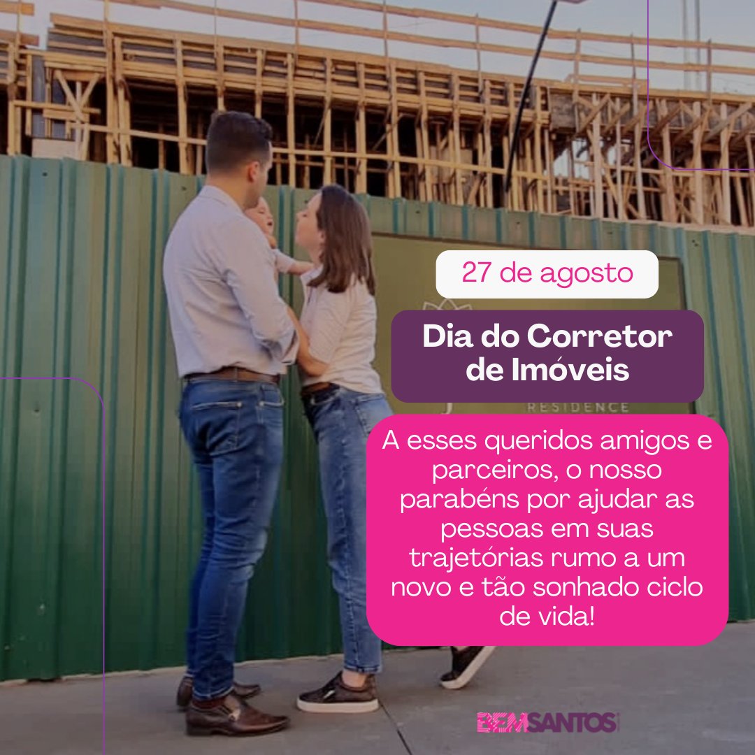 bemsantosimo's tweet photo. O nosso muito obrigado àqueles que com felicidade, originalidade, doação e foco, fazem a diferença na vida das famílias que os encontram e as ajudam em suas trajetórias rumo a um novo e tão sonhado ciclo de vida!
Parabéns pelo seu dia, Corretor de Imóveis!
#diadocorretordeimoveis https://t.co/eWbhCQ6n9J