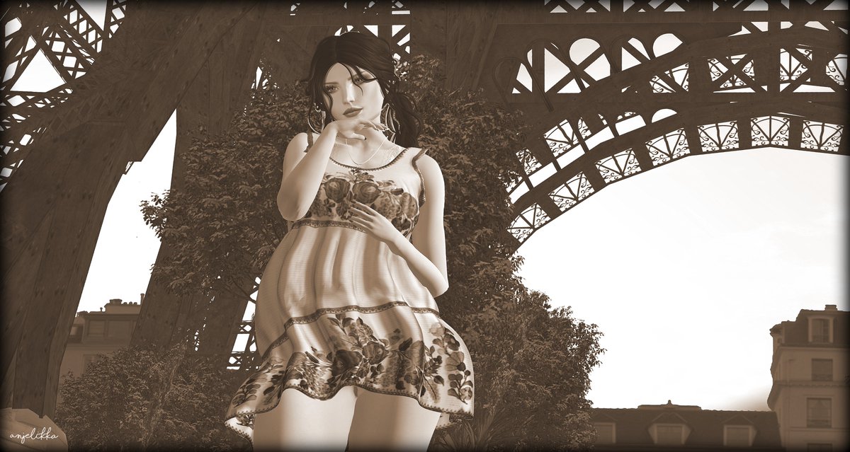 AnjelikkaK's tweet photo. #SecondLifeChallenge Under the Eiffel Tower in #secondlife is so very cool to see and visit over and over... https://t.co/ksnc9UK2KE