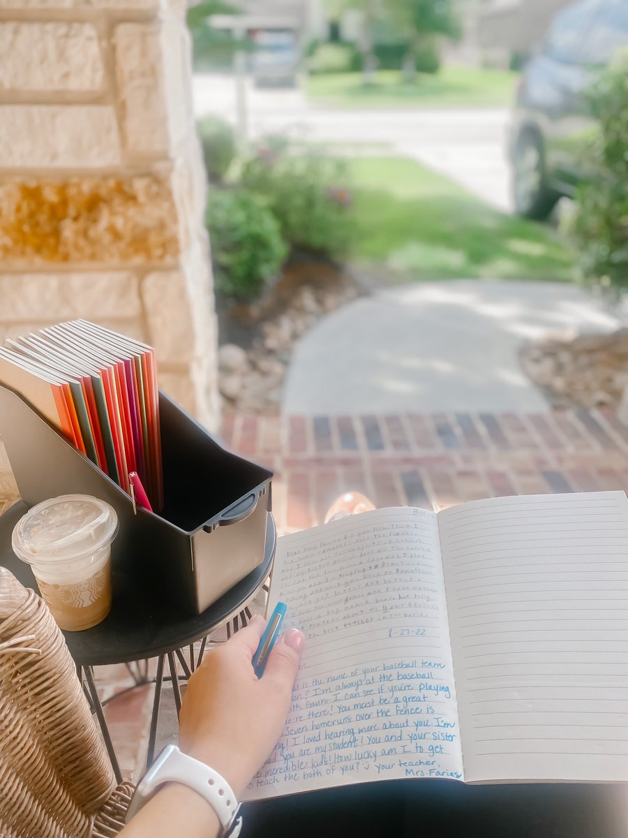 Pen pal letters with my students is in full gear! Building relationships and improving writing skills, two birds 🐦 one journal📔. 🤓 <a href="/HumbleISD_GE/">Groves Elementary</a> 
Thank you <a href="/CyprusGE/">Kristin Cyprus</a> for the wonderful idea! #enjoytheride #teammateswhomakeyoubetter