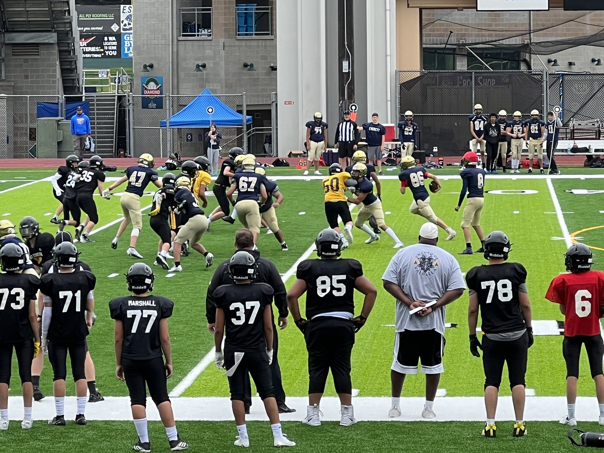 Everett High School on Twitter "Football season begins with scrimmage