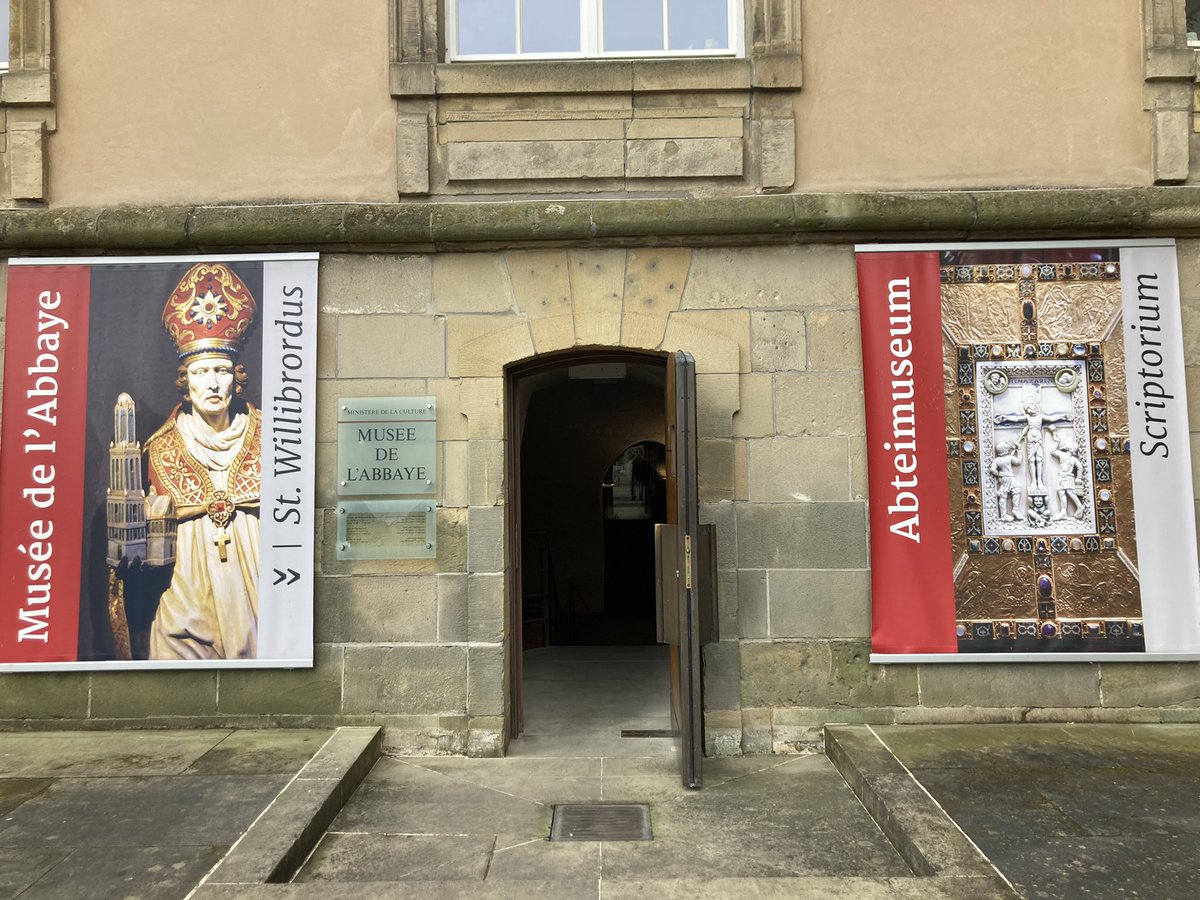 euro_tour's tweet image. エヒテルナッハ(ルクセンブルク)。
本日の風景より②
修道院博物館。美しい写本の数々。