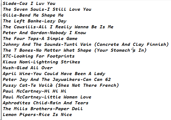 PopShopRadio1's tweet photo. Set you clock for 2100 UTC/ 2300 CET & your radios for 75.8/31 metres, 3955/ 9670 khz for a Saturday night Pop Shop Radio party on #Channel292! The playlist is below. We have 2 great @foreigncovers, Finnish & French, this week. Join us on discord & say hi!
https://t.co/aDAgjhawGc https://t.co/l12WyXclV5