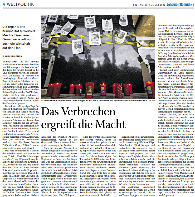 Das Verbrechen ergreift die Macht