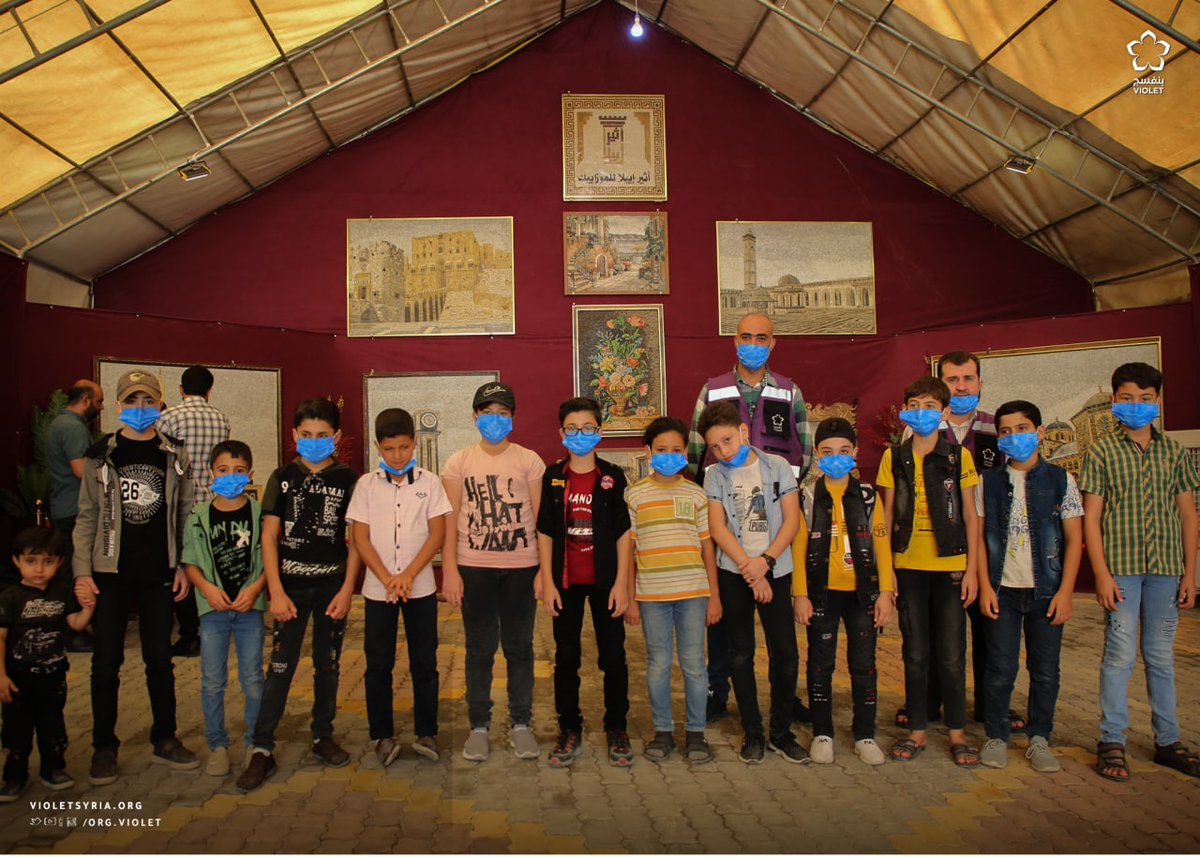 org_violet's tweet photo. Part of the visit of Violet Organization's school students to the book fair that was held in the city of Idlib, with the aim of expanding their cultural awareness, promoting their community activities, and helping students develop a love for reading 📚
#Violet_org https://t.co/QiwrbYm6Cy