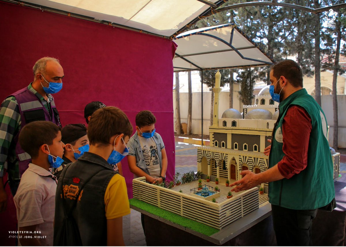 org_violet's tweet photo. Part of the visit of Violet Organization's school students to the book fair that was held in the city of Idlib, with the aim of expanding their cultural awareness, promoting their community activities, and helping students develop a love for reading 📚
#Violet_org https://t.co/QiwrbYm6Cy