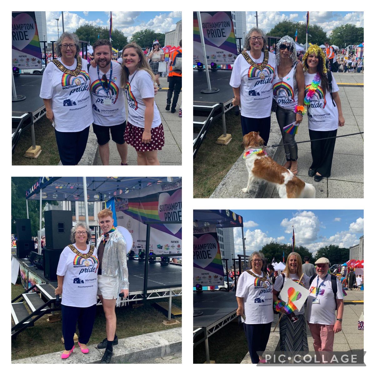 TheSotonMayor's tweet photo. Southampton is an amazing place a City that is so diverse and welcoming. Great to be at the PRIDE event with Councillors and staff. Still time to enjoy its on till late. #civiclife #Pridesouthampton
#800thmayor https://t.co/pRkakudZL5