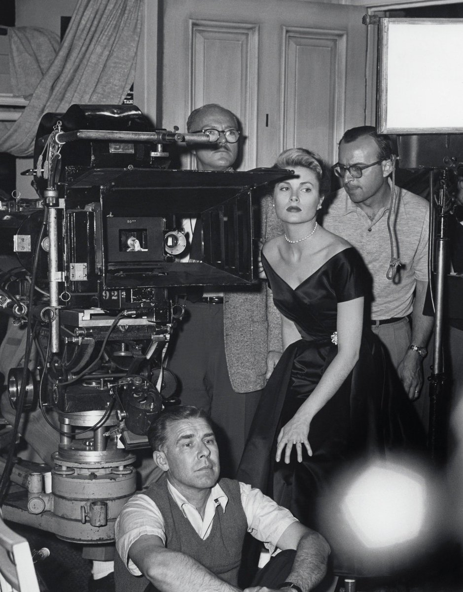 grace kelly on the set of ‘the country girl’ in 1954