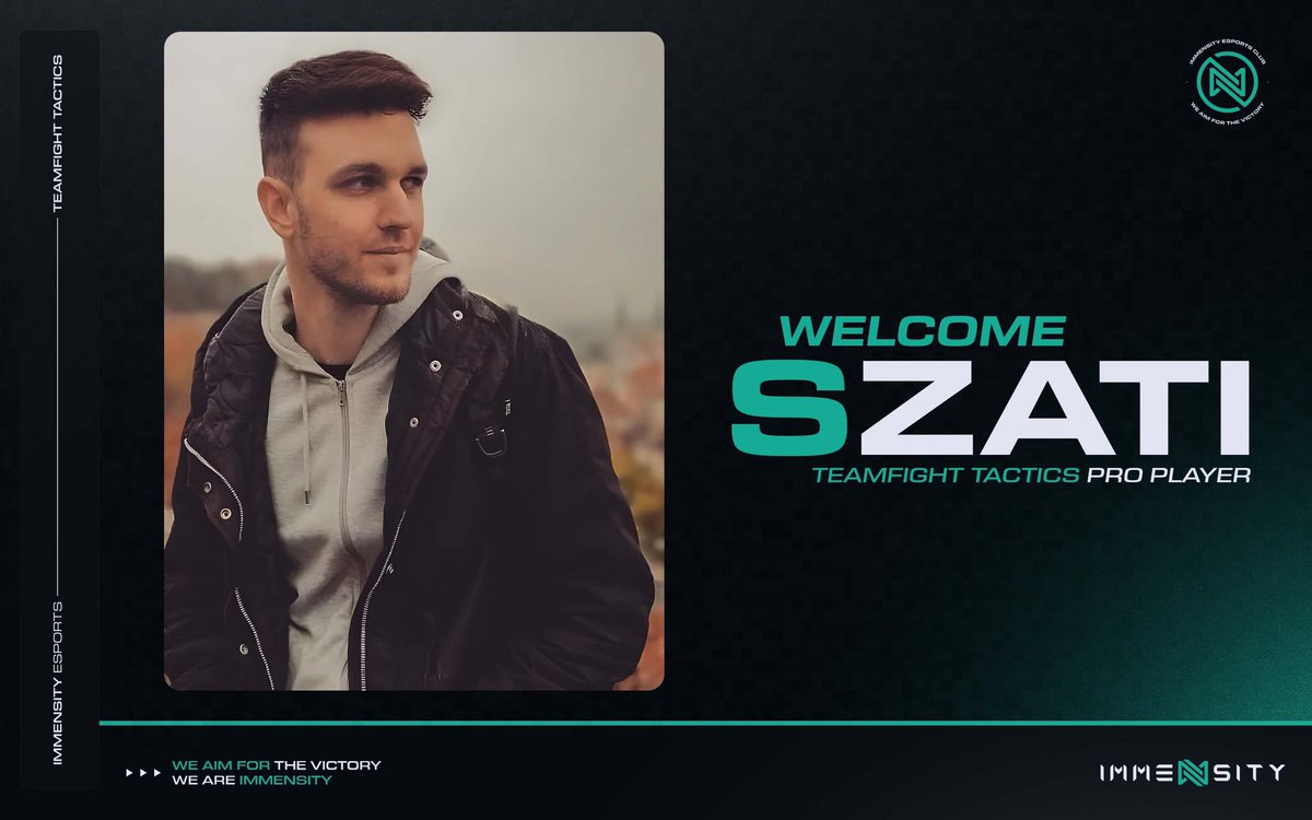 ImmensityGG's tweet photo. #TFT | ANNOUNCEMENT🚨

As we look to make our mark in the @TFT pro series, we know the right man for the job 👀

Welcome @SzatiTFT ⚔️

#WeAreImmensity https://t.co/8PxpePsKyQ