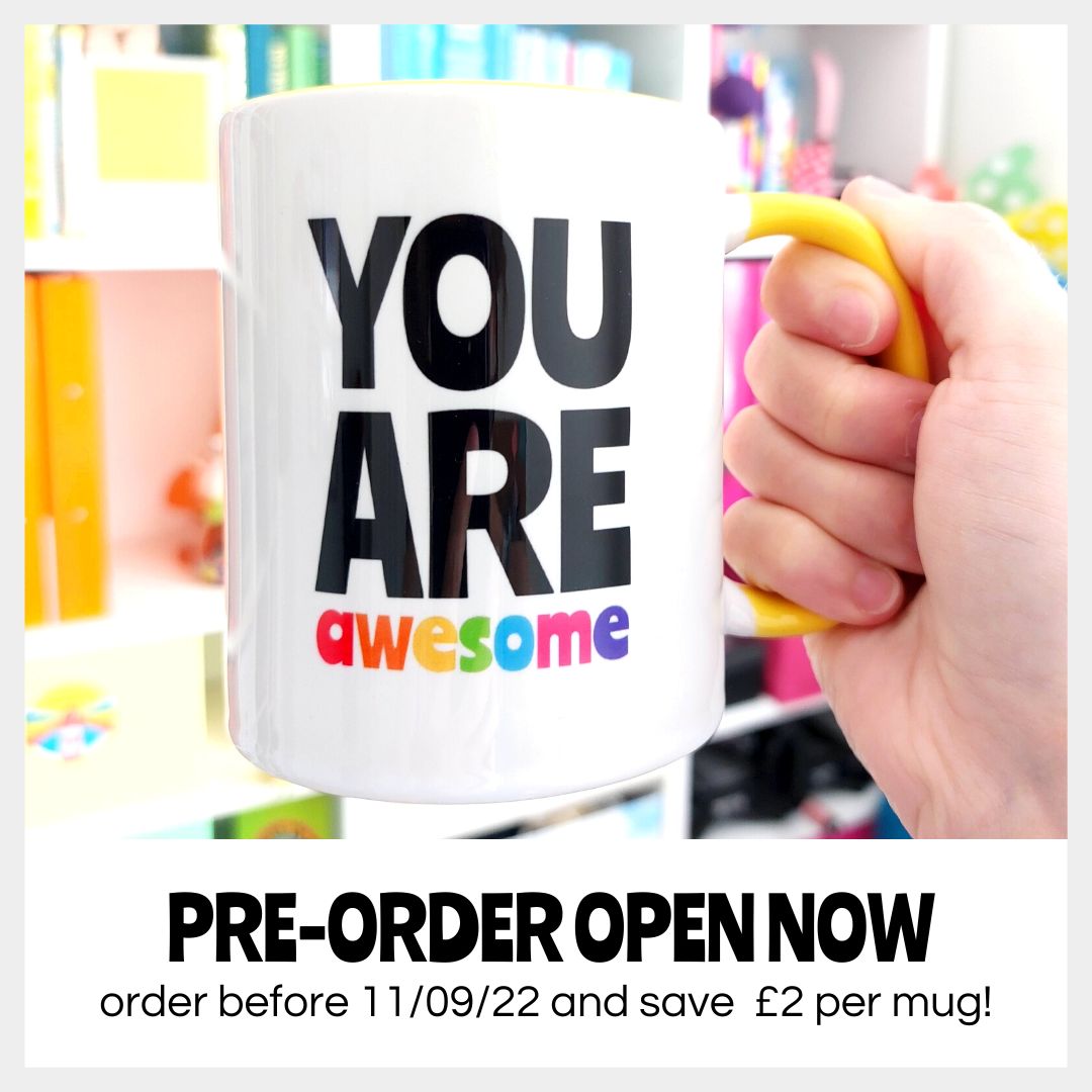 AWESOME MUG - PRE-ORDER NOW and Save £2!
lifeisbetterincolour.co.uk/ourshop/prod_7…