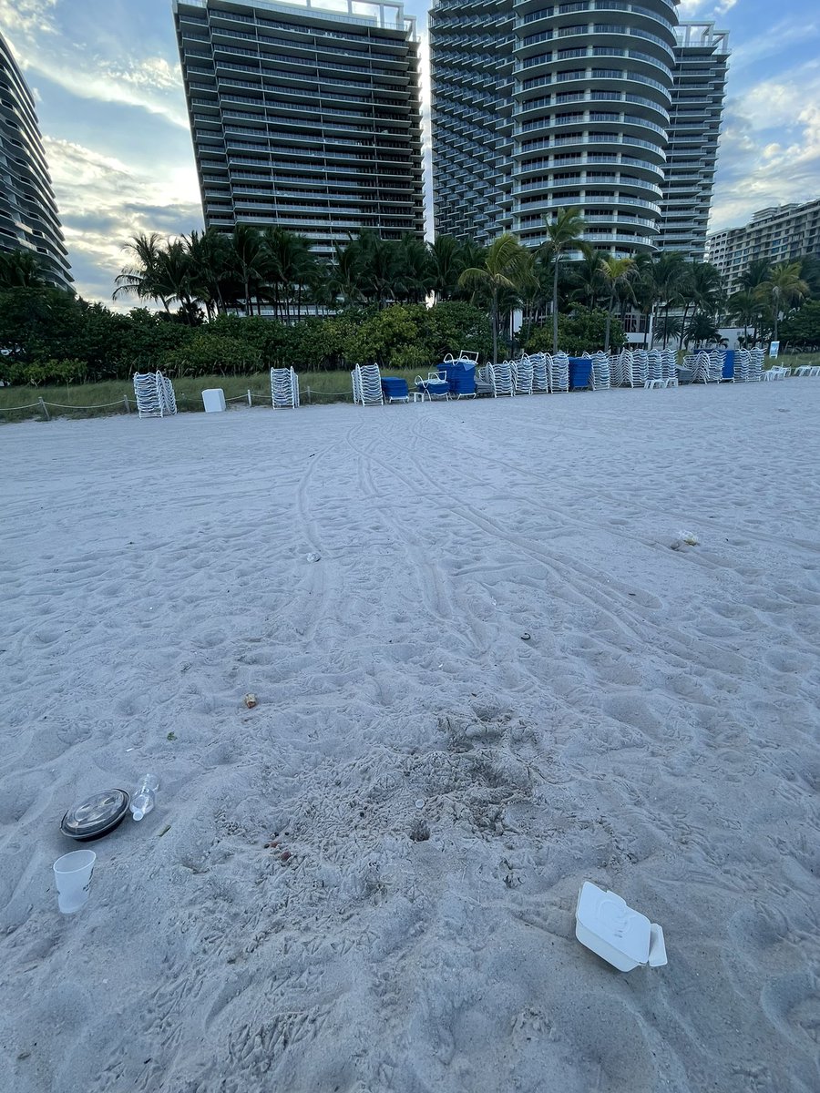 GuillermoCorti's tweet photo. @stregishotels @StRegisMiami St. Regis Bal Harbour. This is the dirt that your guests leave on the beach. @BalHarbourGov https://t.co/uL2fLybIUC