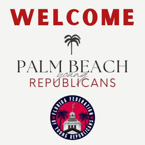 FFYR's tweet photo. Please join us in welcoming the Palm Beach County Young Republicans to the #FFYR team!!
We’re so glad to have you!! 🐘🇺🇸😀 #under40GOP https://t.co/YZCZyDpyu5