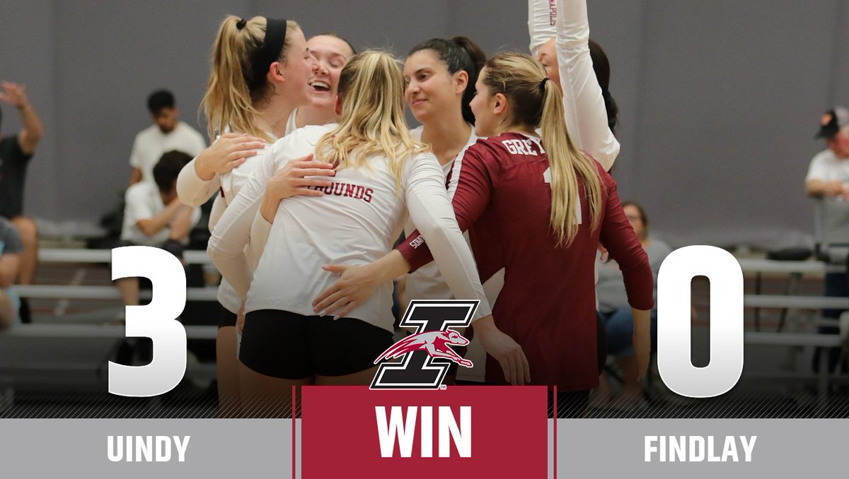 UIndyAthletics's tweet photo. @UIndyVball @FindlayOilers 🏐🧹 Brooms on a Saturday night? 😏

Dub. @UIndyVball https://t.co/LmsgUetkPw