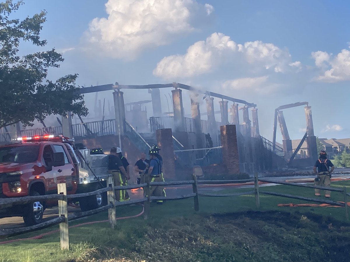 Tanasigolf's tweet photo. Sad sad day at Tanasi! Thankfully everyone got out and no one was hurt. Big thanks to the first responders from multiple districts. https://t.co/DfGh3HE4Xo