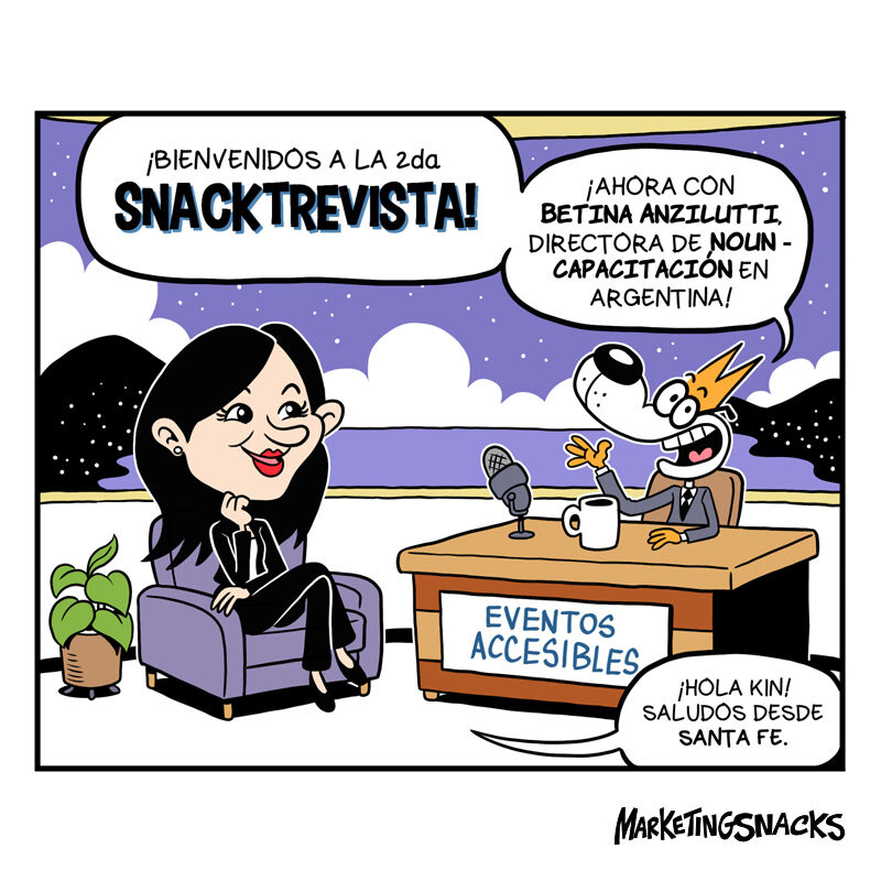 #Snacktrevista

NUESTRA DIRECTORA SE VOLVIO UN CARTOON!
De la mano de la creatividad del genial <a href="/mlcalvache/">Marco Calvache Sánchez</a>  nace esta snacktrevista a la Dra Anzilutti para seguir concientizando sobre accesibilidad (en eventos, turismo, hoteleria)

Dedicado a losniños portadores de discapacidad!