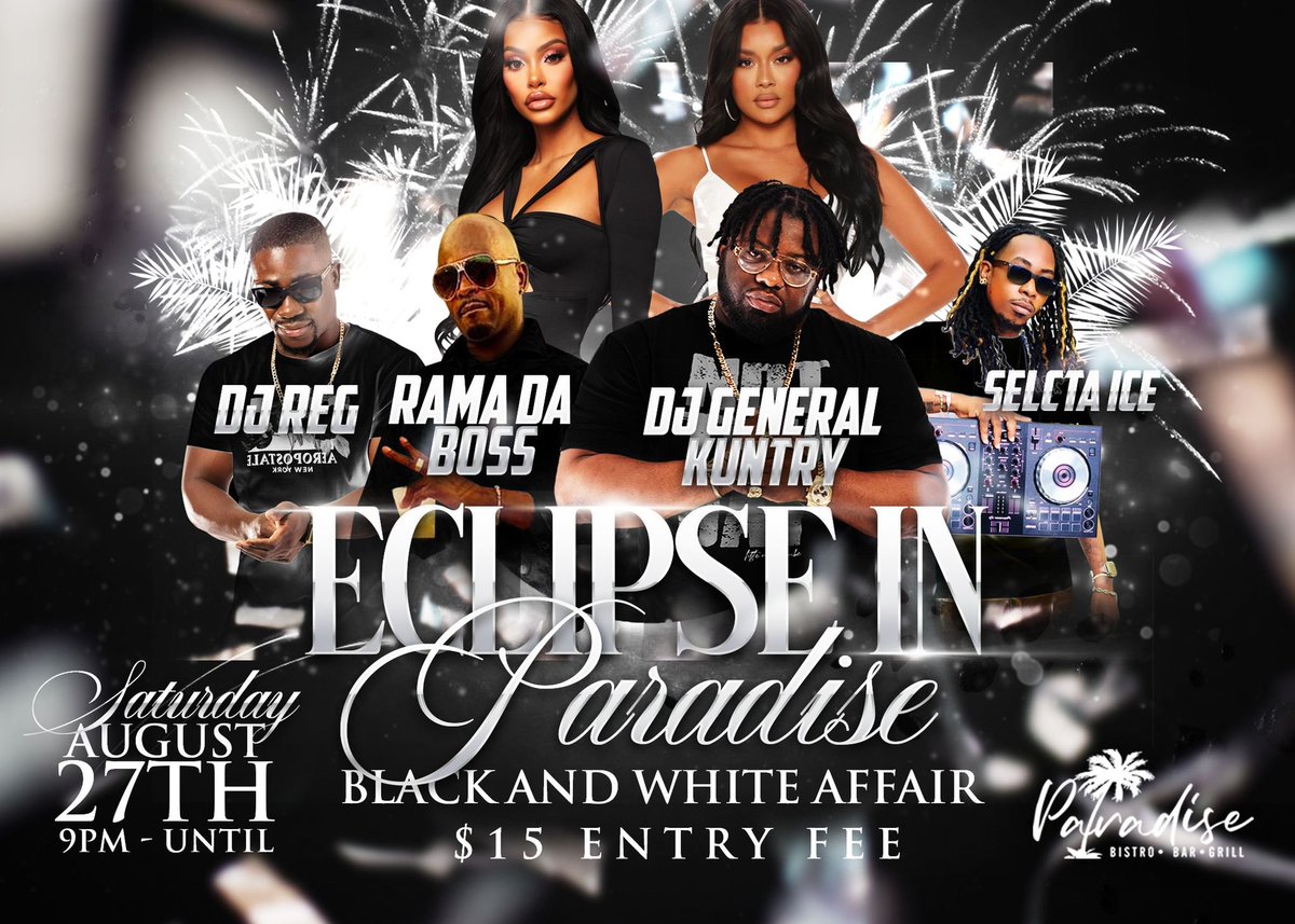 Dj_Kuntry340's tweet photo. Tonight’s Action we live in paradise bistro https://t.co/uD9qkTDk7K