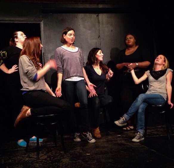listershaw's tweet photo. IS THAT D’ARCY WITH AUBREY PLAZA?$€-!$&amp; https://t.co/3DaESq118Z