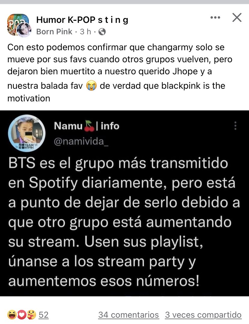 namutws's tweet photo. Que alguien les diga a las bl!nkpayasas que me estaba refiriendo a Coldplay JAJAJAJAJA es que cuando digo que son la burla SON LA BURLA! https://t.co/bFLRpM2GOu