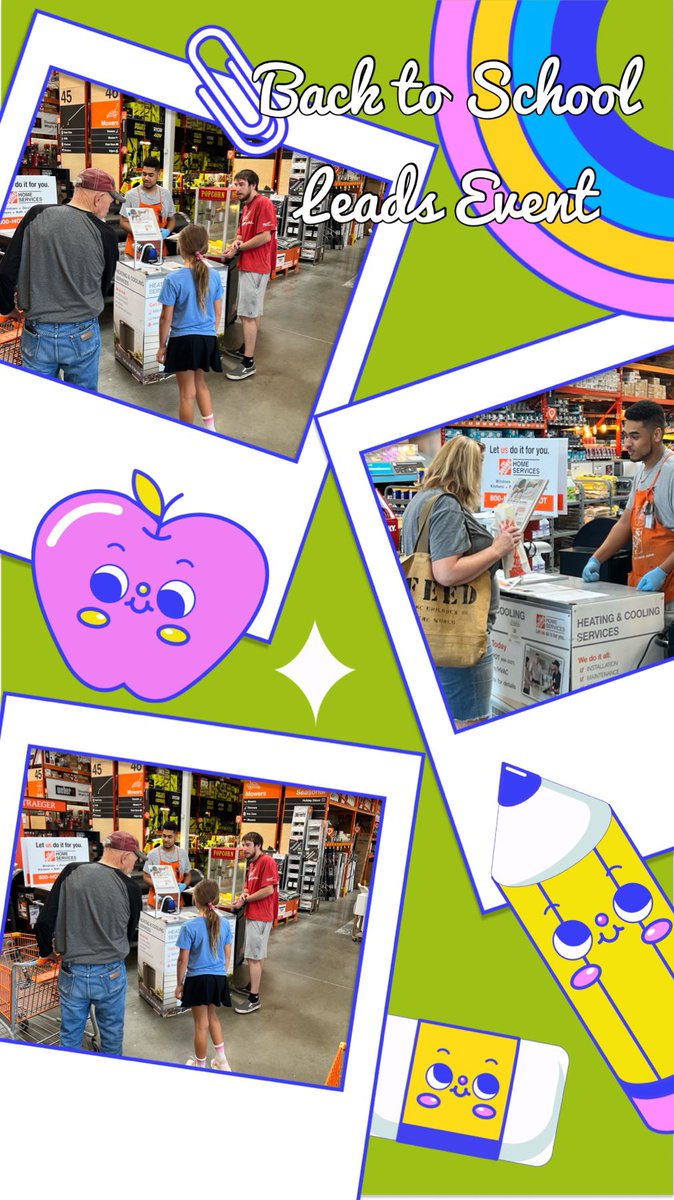 BIBPhotography's tweet photo. Conversations were happening at #HD733 today!  Talking about HVAC, Cabinet Makeovers and popcorn! @mjlojewski  @BlakeOlivierHD @THD_Audrey @hail2mich @AndreaMcTHD @v_shaye https://t.co/aud1bFcU2t