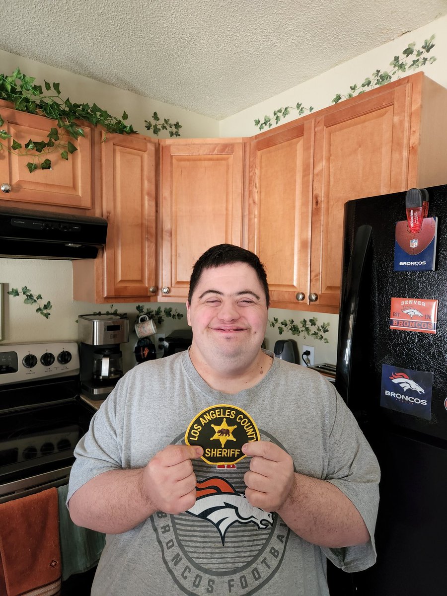 ChristyMomaha's tweet photo. OMG!! A absolute HUGE thank you to @GrkGrl88 for sending Shawn this LA County Sheriff patch! So very sweet &amp; kind of you. Absolutely made his day😊💙👮‍♂️🚔💙
#OPLive 
#OPNation 
@ReelzChannel 
@OfficialOPLive 
@CplDrayton_BCSO 
@thundacat830 
@addy_pez 
@Sean_C_Larkin https://t.co/VuHIVsQETA