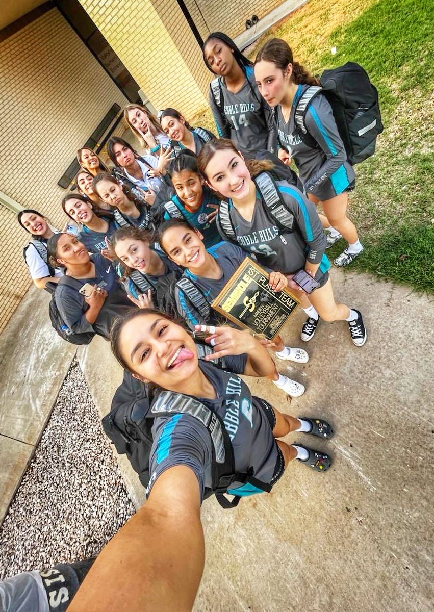 They did it again our #PebbleHillsVarsityVolleyballTeam bringing the gold home to @hills_pebble  We are soooo proud of them each and every one of our amazing #spartansgirls they are One Team Unidad 💙🧡 for the love of the game. <a href="/PHills_HS/">Pebble Hills High School</a>