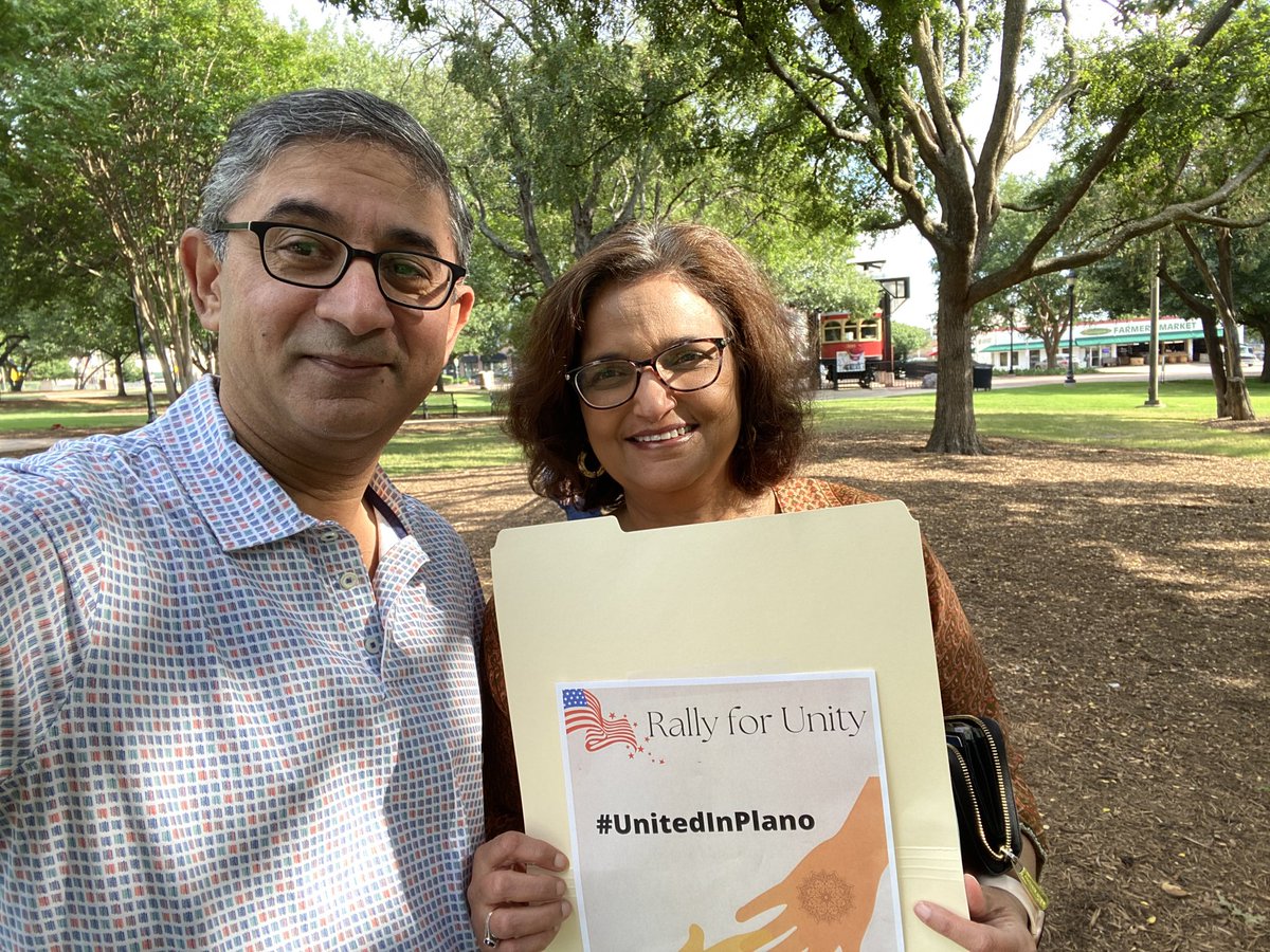 rajster's tweet photo. we are standing up against racism and hatred! #unityinplano #WeBelongHere https://t.co/cKyu4sXaav