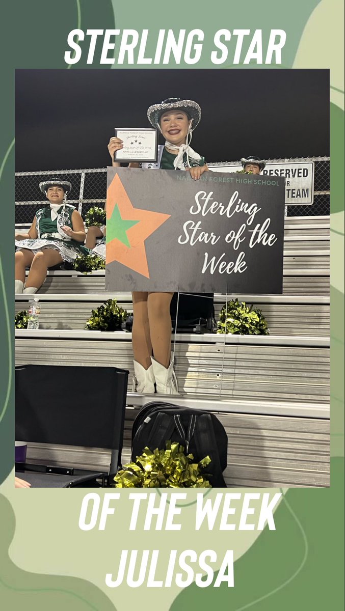 NFHSterling's tweet photo. 🧡Our first Sterling star of the week 🧡 https://t.co/KUx5YWWsfp