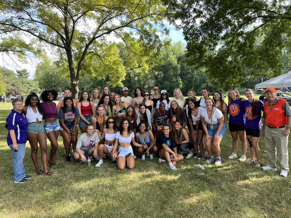 mvc_wbb's tweet photo. tailgating before the first home football game of the season! 

let’s go vikings!! 💜🏈 

#valleywillroll https://t.co/90cLRShOyi