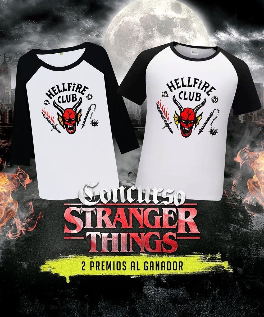 FunkoShopCL's tweet photo. 🚨 Alerta de #Concurso 🚨
🎉 Quieres ganarte una polera + un funko Pop! de STRANGER THINGS?
🔥 Participa en nuestro INSTAGRAM : @funkoshopcl
o pinchando el Link :
https://t.co/5CN9lnHW7h
#StrangerThings4
#StrangerThings
#HellfireClub
#FunkoShopCL https://t.co/AvKQJolFBm