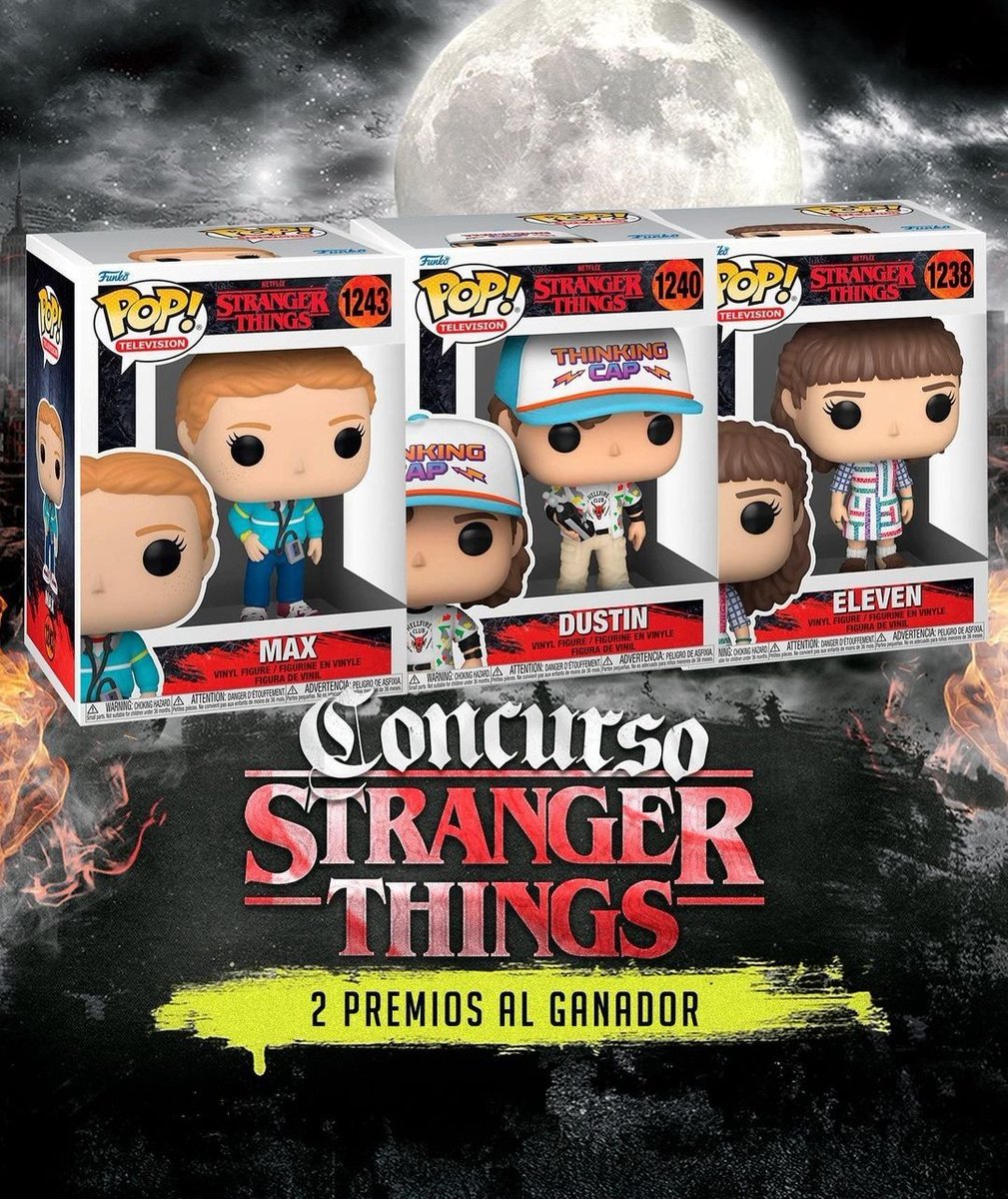 FunkoShopCL's tweet photo. 🚨 Alerta de #Concurso 🚨
🎉 Quieres ganarte una polera + un funko Pop! de STRANGER THINGS?
🔥 Participa en nuestro INSTAGRAM : @funkoshopcl
o pinchando el Link :
https://t.co/5CN9lnHW7h
#StrangerThings4
#StrangerThings
#HellfireClub
#FunkoShopCL https://t.co/AvKQJolFBm