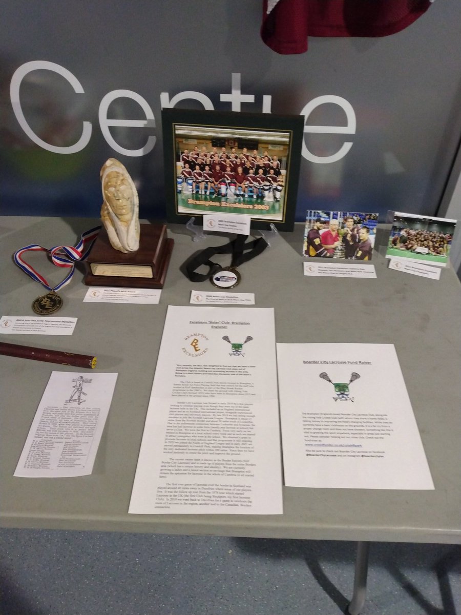 Stop by and check out our History of the Brampton Excelsiors display at <a href="/TheMintoCup/">The Minto Cup</a>. Learn about where the BELC and <a href="/BMLA1943/">Brampton Minor Lax</a> got their starts and see some awesome memorabilia. Located in the silent auction area!