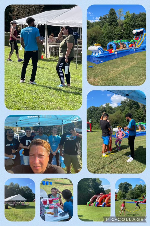 Hanging out in Clemmons enjoying end of Summer☀️community🍔 cook out 🌭 while bouncing around informing residents of 🌐 Fiber Speeds 🚙💨 #fiber💪🏼 #lifeatatt  <a href="/DomDavis_/">Dom Davis</a> <a href="/Shawn6222/">Shawn Ross-Serianni</a> <a href="/AreianF3/">Ari 🦋</a> <a href="/DwayneM36/">Dwayne Morrison</a> <a href="/LeakJ0/">LeakyFaucet 🤘🏾</a> <a href="/CoachMel__/">Coach Mel🍃</a> <a href="/jerryfornwalt/">Jerry Fornwalt</a> <a href="/JP_FiberExpert/">Jon Powell ✌🏽</a> #partnerships