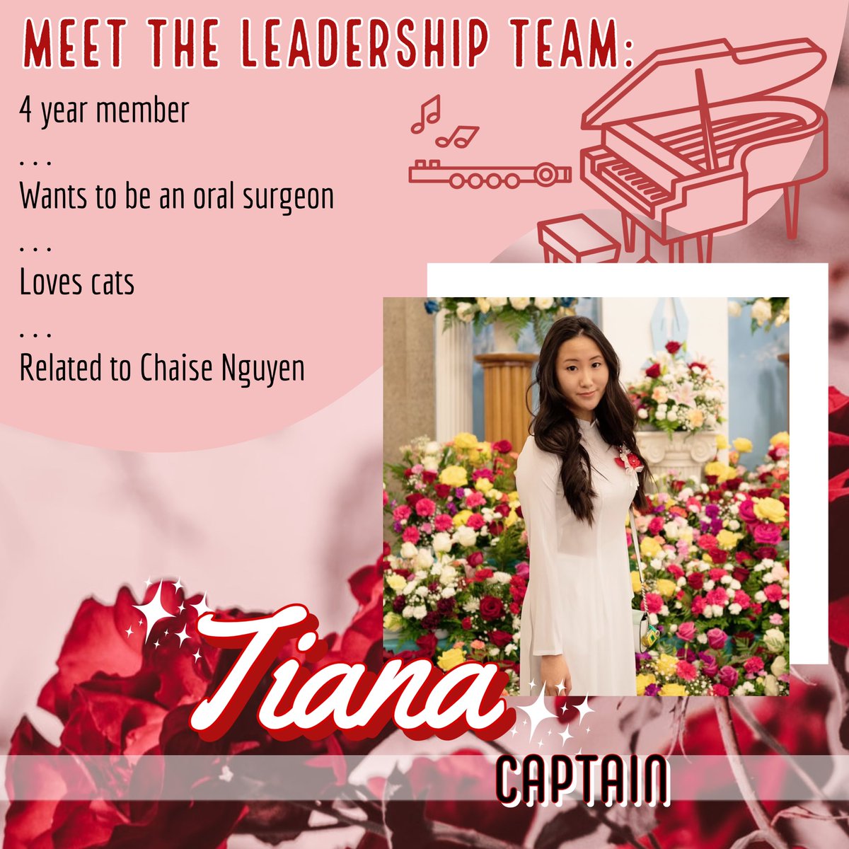Diamonds_CHHS's tweet photo. Hi I’m Tiana! My favorite equipment to spin is flag and the best show I’ve performed in is Gold Rush 2019.
-
#chhsdiamonds #colorguard #diamondsdanceguard #marchingband #winterguard #chhs #pfnd #leadership #seniors2023 #performance #dance #dancer #colorguardflag #colorguardrifle https://t.co/6dE1tb8QUL