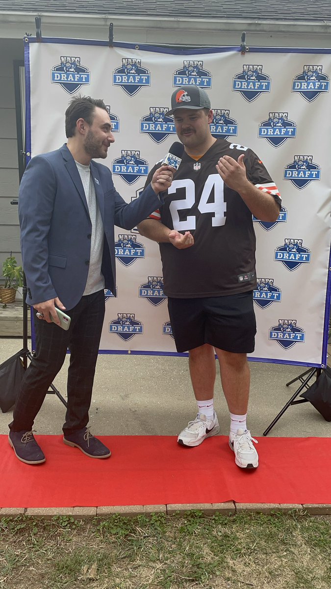 NAFCFantasy's tweet photo. Welcome to Prime Time! #NAFCDraft #FantasyFootball @ESPNFantasy @NFLFantasy https://t.co/YQUArLMrOm