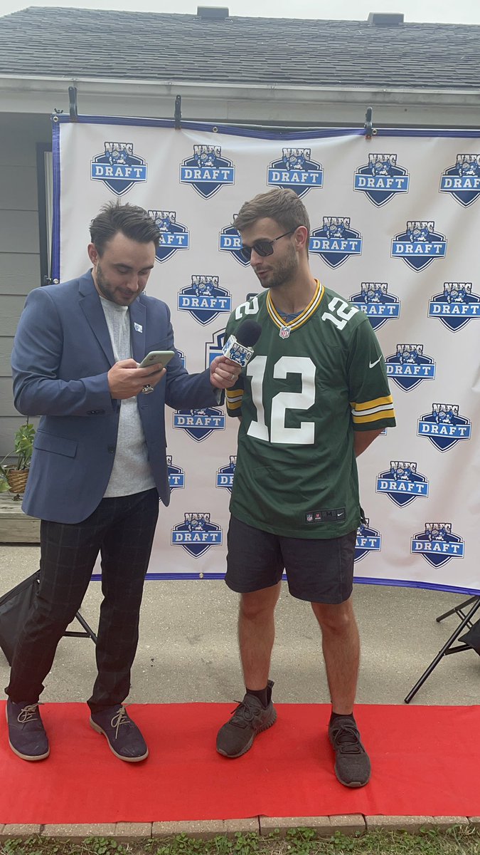 NAFCFantasy's tweet photo. Welcome to Prime Time! #NAFCDraft #FantasyFootball @ESPNFantasy @NFLFantasy https://t.co/YQUArLMrOm