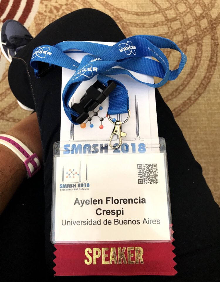 AyeCrespi's tweet photo. I just found this pic of #SMASH2018 My first NMR conference 🤩 https://t.co/o2zLtNHwmY