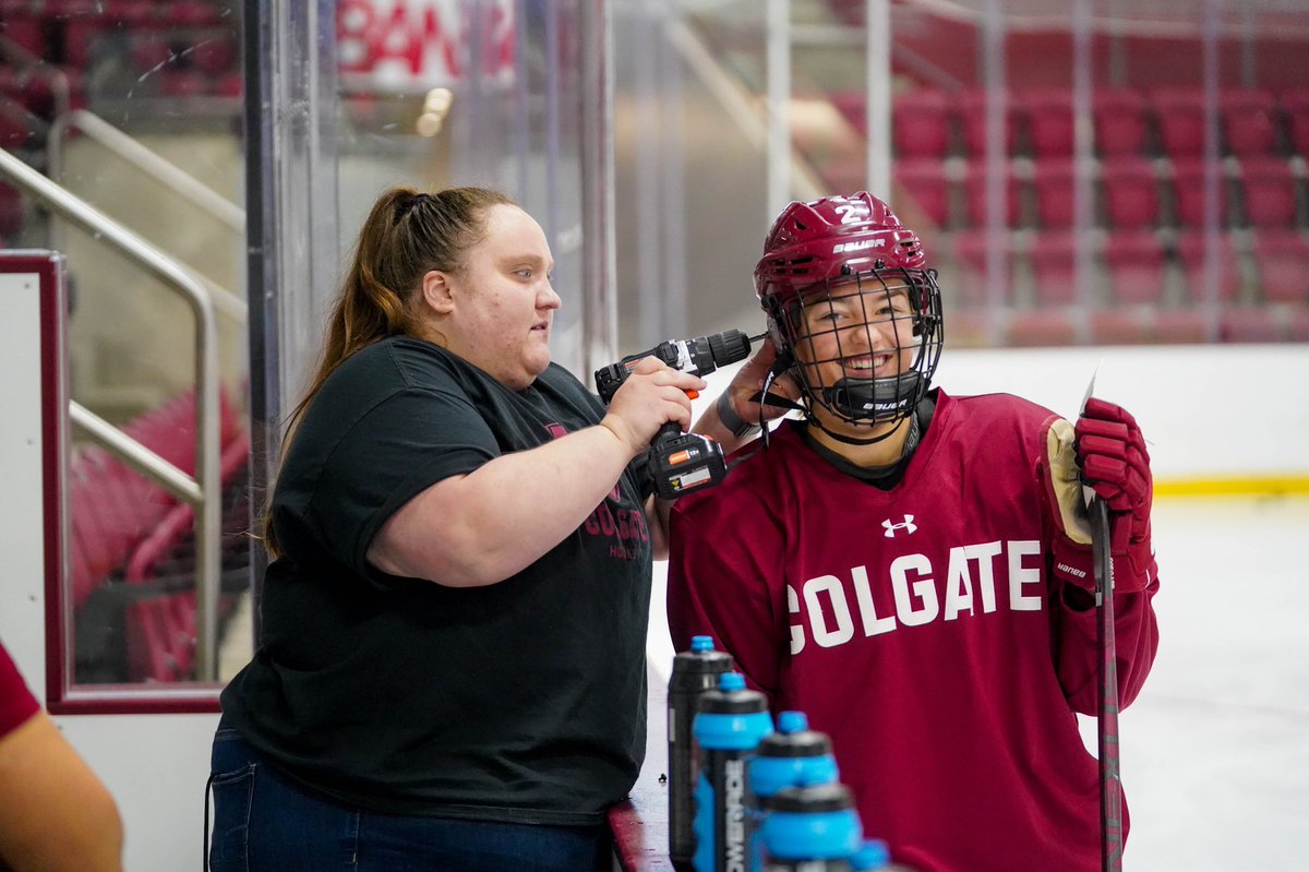 ColgateWIH's tweet photo. Hey Rachel….I don’t think that’s what coach meant by drills in practice

#WePlayFree https://t.co/lvTUSOac1f