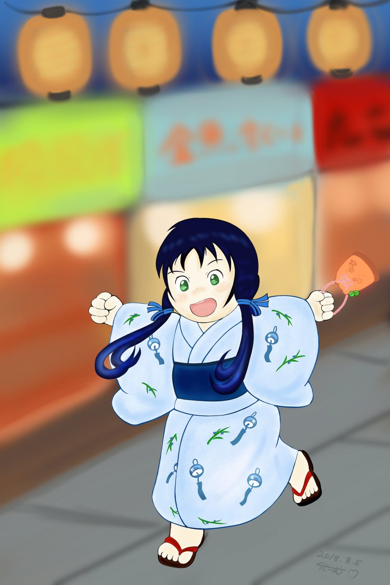 涼風(艦これ) 「#自分の好きなキャラ一人の画像を四枚貼る がってんだ! 」|だいむのイラスト