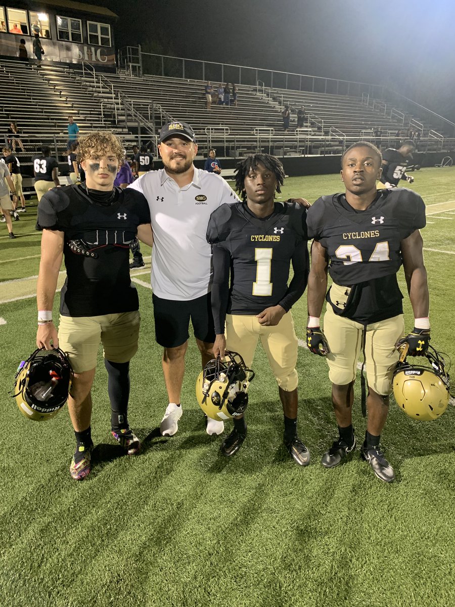 First game as a Cyclone and we had 4TDs out of the RB room!🌪
