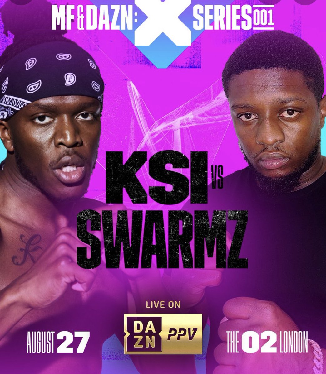 Come watch the #KSISwarmz #fight  for #free in our discord 👉 discord.gg/9UuSavRzcE n