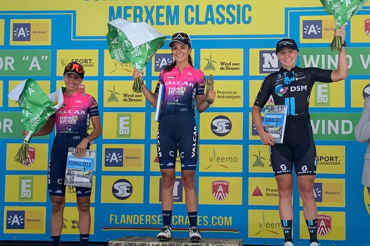 ProCyclingInfo's tweet photo. 😀Our congrats to
🥇@ele_gaspa🥇
winner last Sunday at the🚴♀️ #MerxemClassic followed by
🥈 @JastrabMegan
🥉 @silvia_persico
4⃣ @JulieDeWilde1
5⃣ @KaiaSchmid
6⃣ @skylar_mars24
7⃣ #KirstieVanHaaften
8⃣ #FabienneBuri
9⃣ @minkebakker
🔟#OliviaCummins https://t.co/p9XGCp9MkP