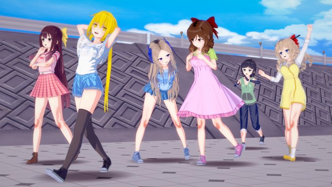 艦娘達の日常 #艦隊これくしょん #艦これ #神風 #朝風 #春風 #松風 #旗風 #皐月 #私服艦娘  