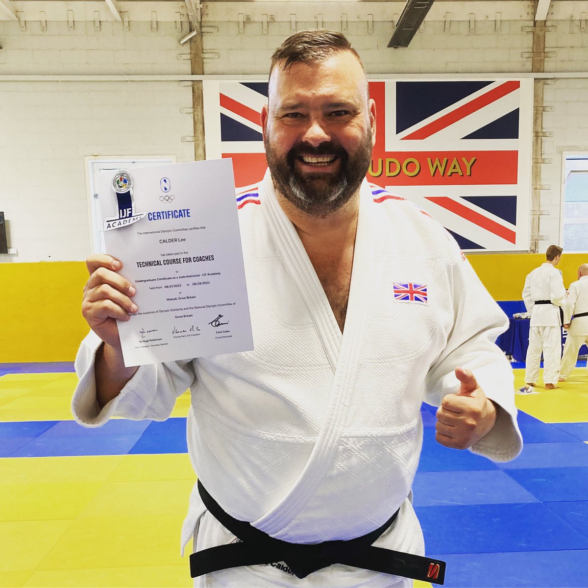 judolee101's tweet photo. Well after one of the hardest weeks of my life, both physically &amp; mentally, I’m so happy that I have passed my exams for IJF Academy Instructors Course. #brokenbody #judo @britishjudo @judoscotland @judogallery https://t.co/C7rk2EqiAe
