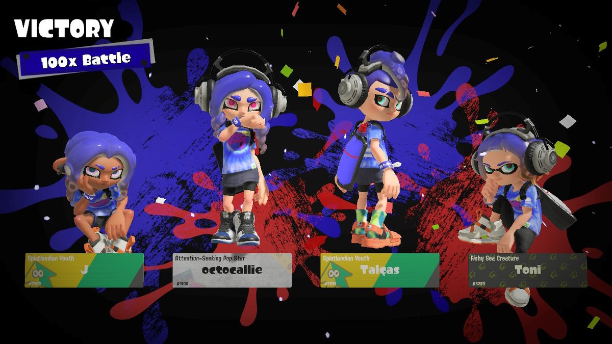 innerchildness's tweet photo. ^0^
#Splatoon3 #Splatfest #NintendoSwitch #100xWin #TeamRock https://t.co/edZ4gYNfyj